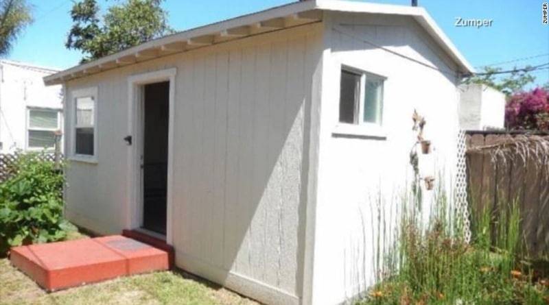 Сарай на заднем дворе в Калифорнии сдается для жилья за $1050 в месяц (фото)