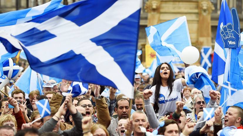 На марш за независимость Шотландии вышли более 200 тысяч человек