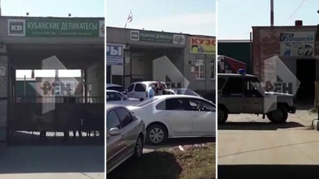 Появилось видео стрельбы на заводе на Кубани