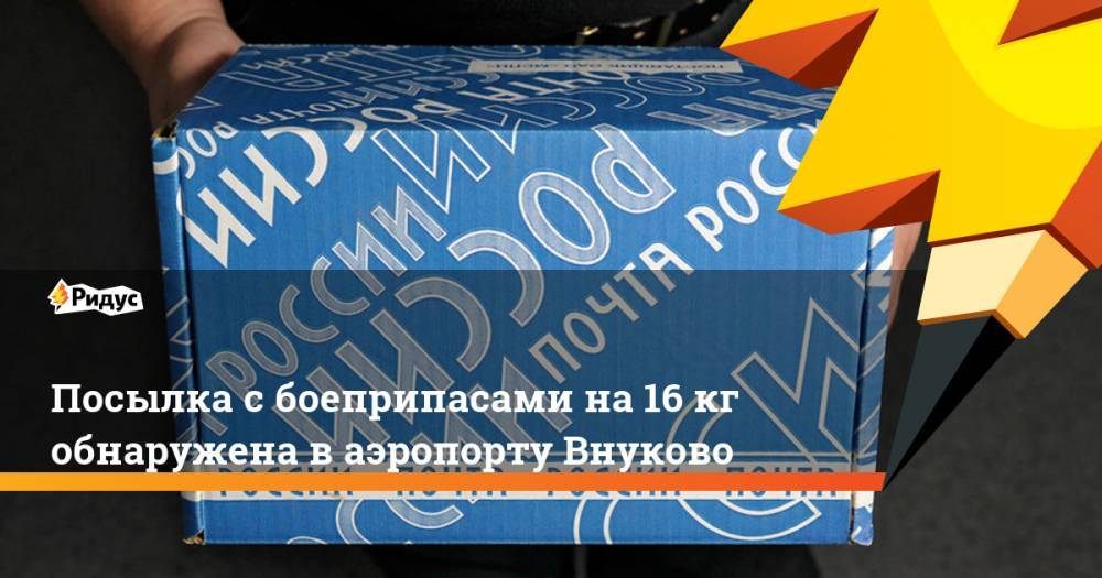 Посылка с боеприпасами на 16 кг обнаружена в аэропорту Внуково