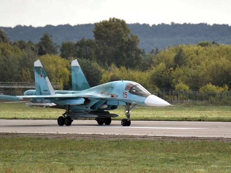 Лётчики НАТО опубликовали фото российского Су-34 в рамке прицела