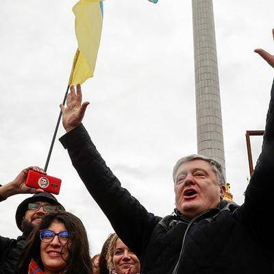 Петр Порошенко принял участие в протестных акциях в Киеве