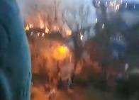 Пожар произошел в складских помещениях в Петербурге