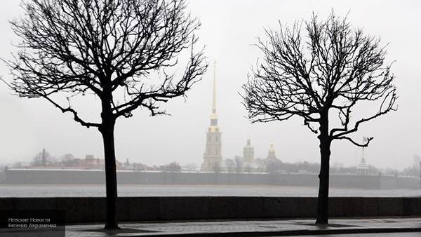 Новая рабочая неделя в Петербурге начнется с мокрого снега и гололеда