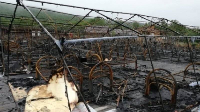 МЧС назвало официальную причину пожара в хабаровском лагере «Холдоми»