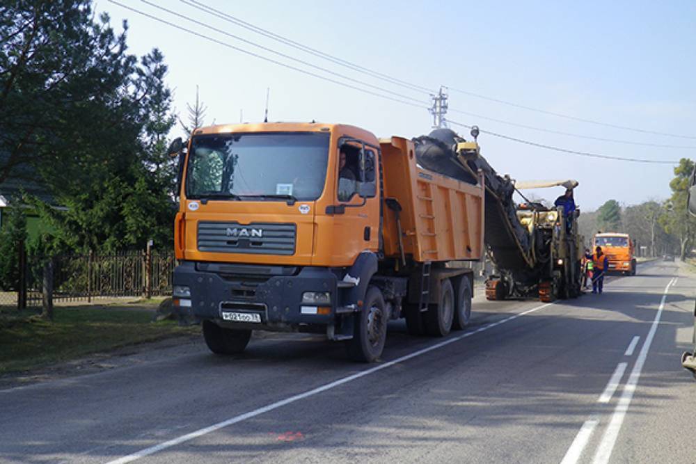 На ремонт дороги «Калининграда – Полесск» потратят почти 1,5 млрд рублей
