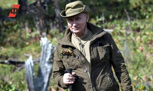 Путин собрал грибы и отдохнул на пикнике в сибирской тайге