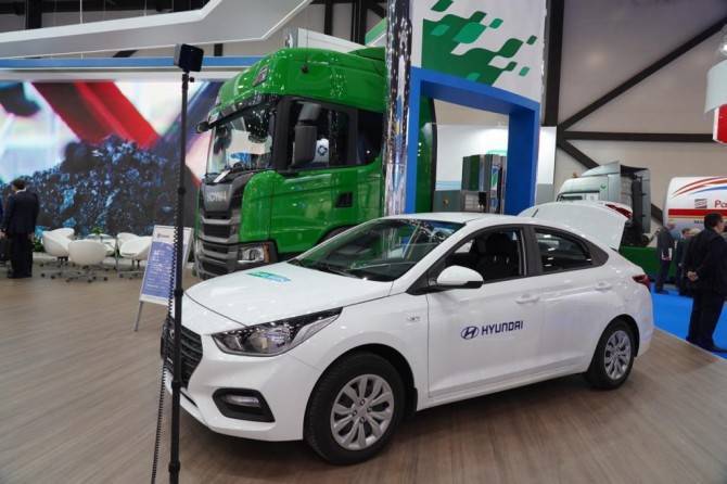Представлен Hyundai Solaris с газобалонной установкой