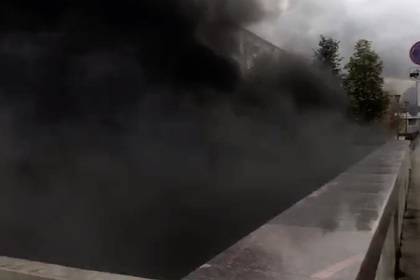Очевидец рассказал о пожаре после ДТП в московском тоннеле