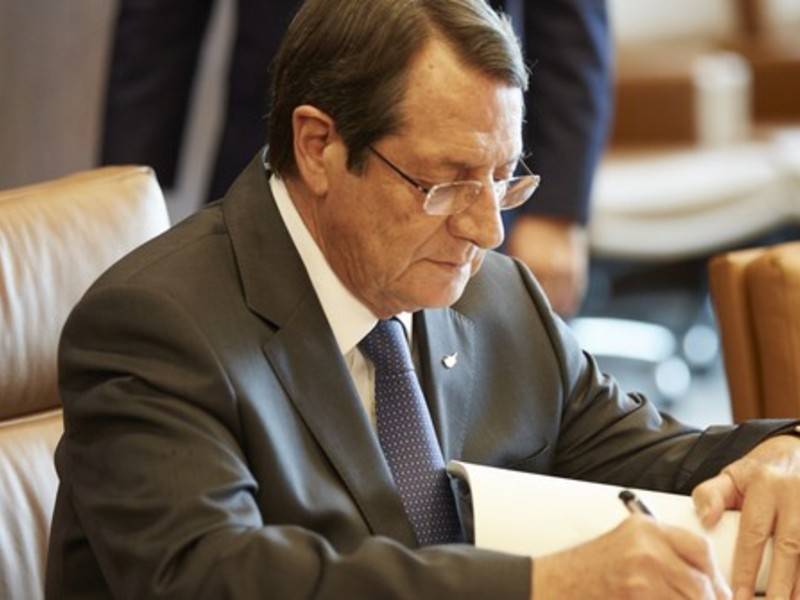 Президент Кипра прибудет в Россию на празднование 75-летия Победы