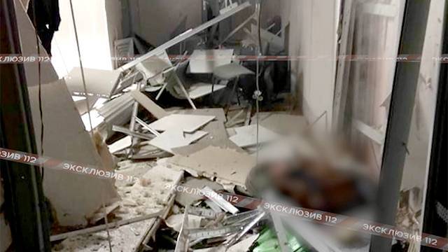 Видео изнутри банка в Череповце, где взорвался банкомат