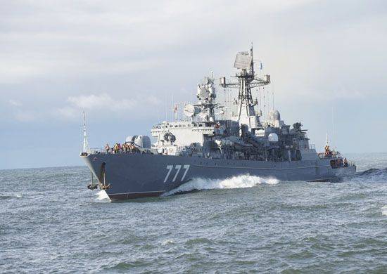 Отряд кораблей Балтийского флота прошел пролив Ла-Манш