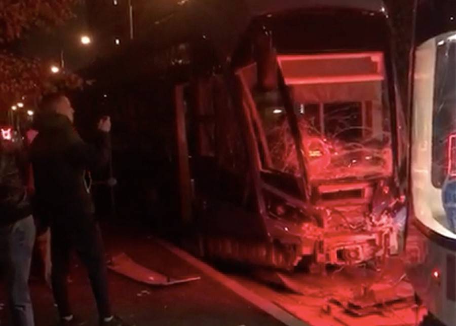 Один человек пострадал при столкновении трамваев на востоке Москвы