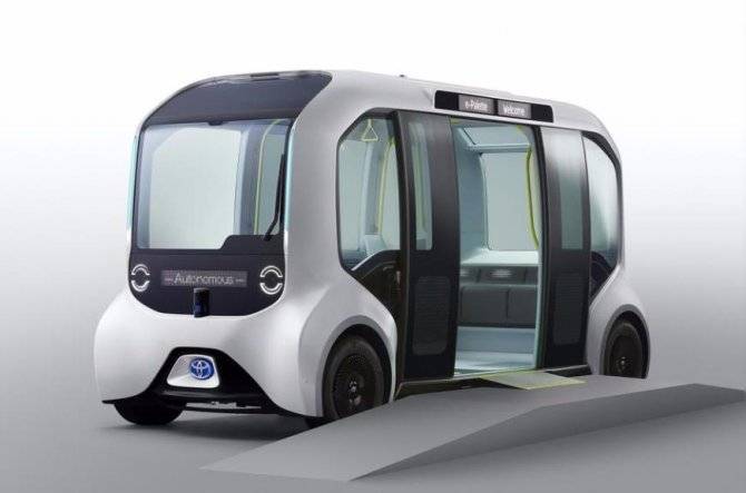 Toyota подготовила для Олимпиады в&nbsp;Токио беспилотные микроавтобусы