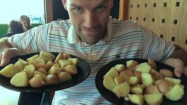 Австралиец похудел за год на 53 килограмма на картофельной диете
