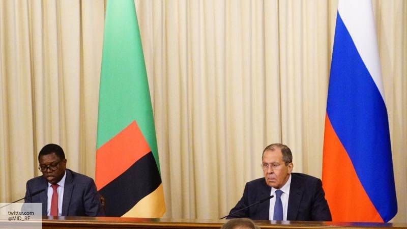 Россия и Замбия обменялись поздравительными телеграммами в честь 55-летия дипотношений