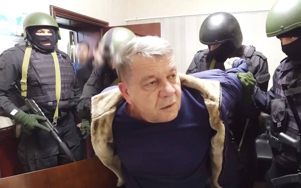 Видео задержания отставного генерала МВД за подготовку убийства