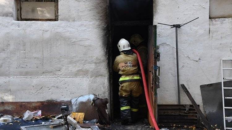 На пожаре в Сакском районе пострадал человек
