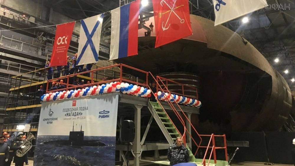 Подводные лодки «Магадан» и «Уфа» заложили на «Адмиралтейских верфях» в Петербурге