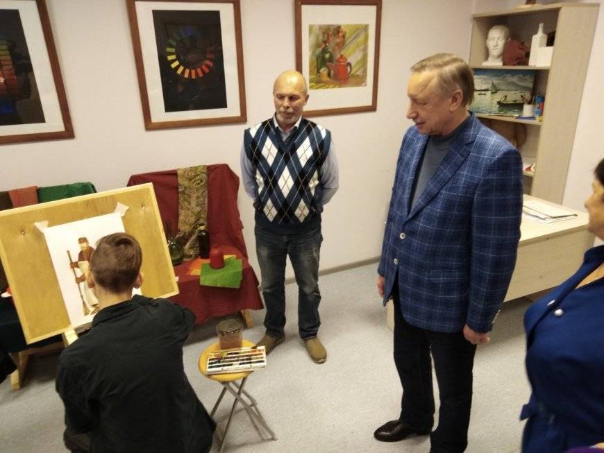 Беглов принял участие в открытии новой детской школы искусств в Ломоносове