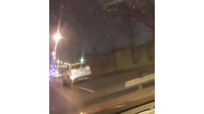 На Митрофаньевском шоссе автомобиль "Яндекс.Такси" попал в серьезное ДТП