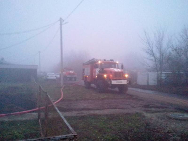 В результате пожара под Курском погибли трое детей