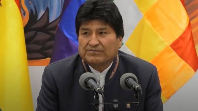 В МИД России с тревогой восприняли отставку президента Боливии
