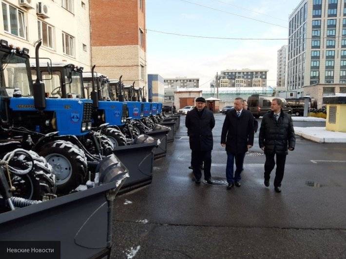 Градоначальник Петербурга поручил увеличить число снегоуборочных машин в Пушкине