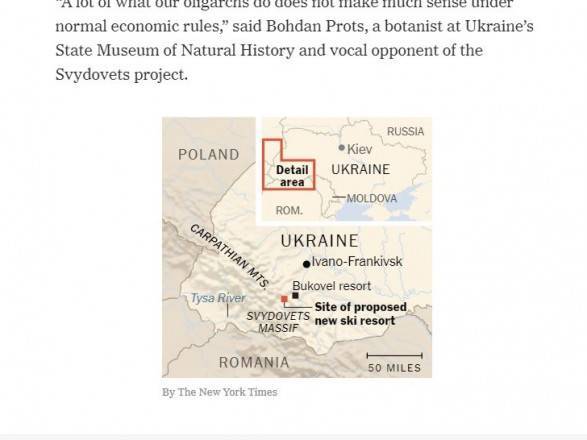 New York Times извинилось перед Украиной за карту без Крыма