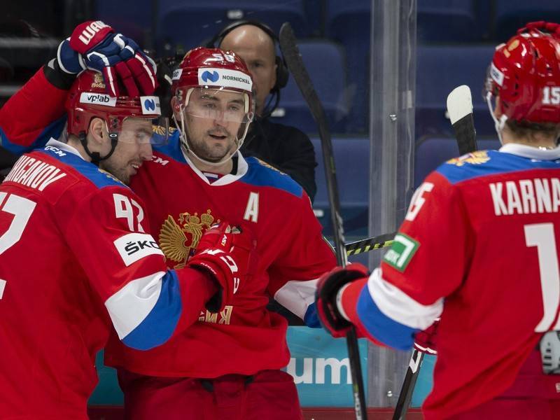 Сборная России по хоккею обыграла шведов в матче Кубка Карьяла