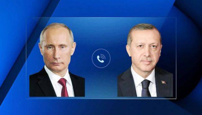 Путин и Эрдоган поговорили о Сирии и «Турецком потоке»