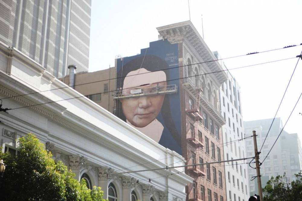 В Сан-Франциско появился огромный портрет Греты Тунберг