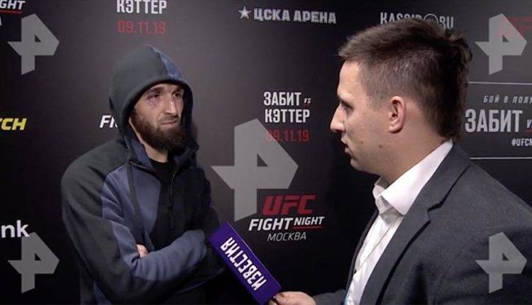 Магомедшарипов рассказал о победном стиле на турнире UFC в Москве