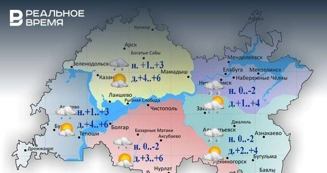 Синоптики обещают в Татарстане дождь, морось и туман