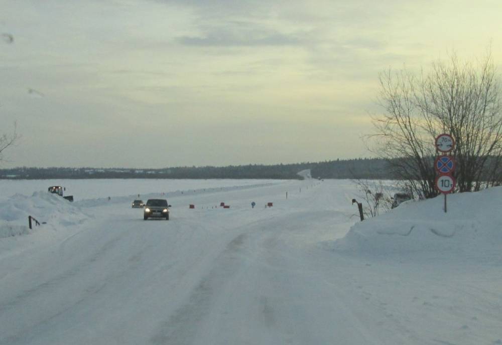 В Вологодской области зимой организуют 23 ледовые переправы