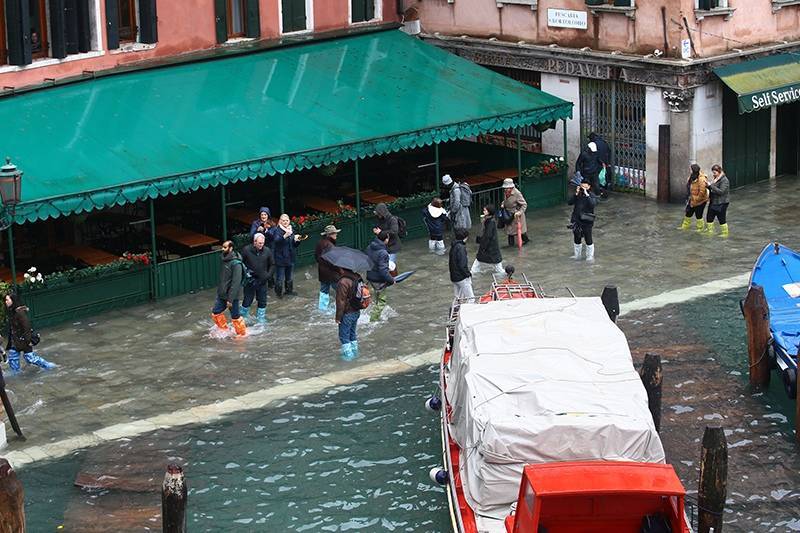 Как выглядит Венеция после наводнения