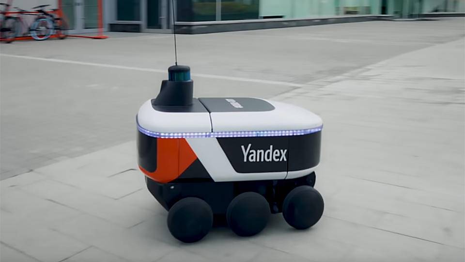 Публике показали беспилотного робота, который будет доставлять еду