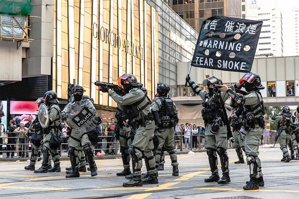 SCMP: полиция создаст «спецотряд» для подавления протестов в Гонконге