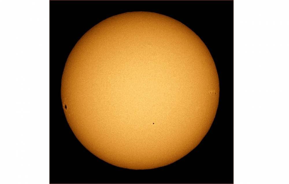 Жители Вологодчины смогут увидеть Меркурий на фоне Солнца