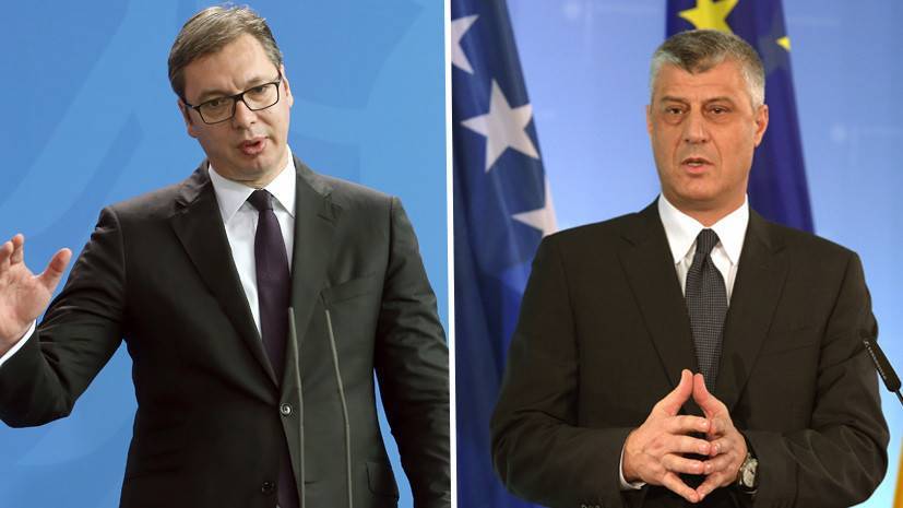 Макрон организовал пустую встречу руководителей Сербии и Косово