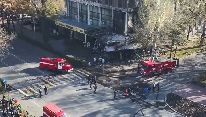 Пятнадцать человек пострадали в результате взрыва, прогремевшего в центре Бишкека