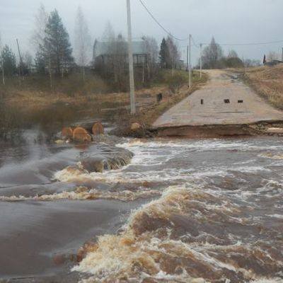 Количество подтопленных территорий в Новгородской области увеличилось в 4-х районах