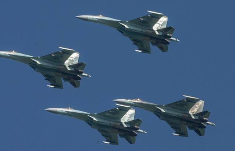 Минобороны опубликовало видео испытаний «Русскими витязями» новых Су-35С