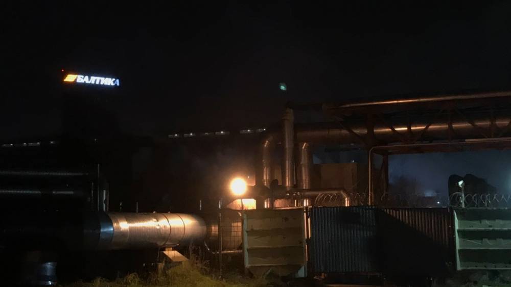 ГУП «ТЭК СПб» раньше срока починило паропровод на пивном заводе «Балтика»