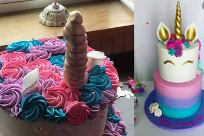 Непристойный торт для пятилетней дочери разгневал мать