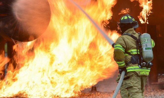 На Украине под Винницей сгорел военный склад