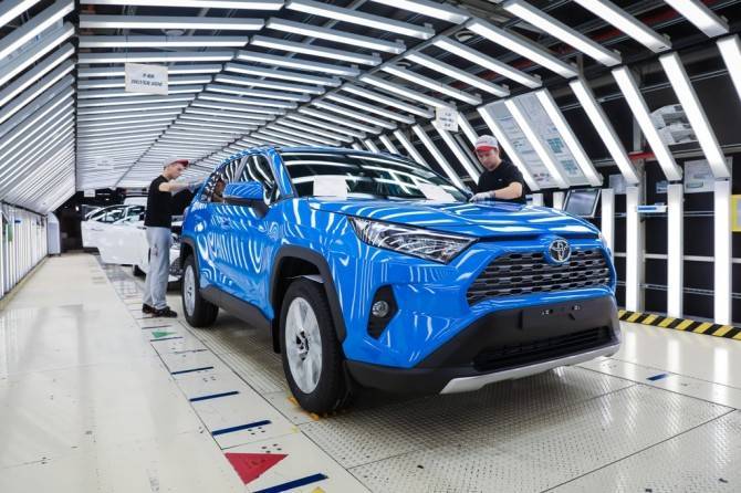 Петербургский завод Toyota идет на новый рекорд