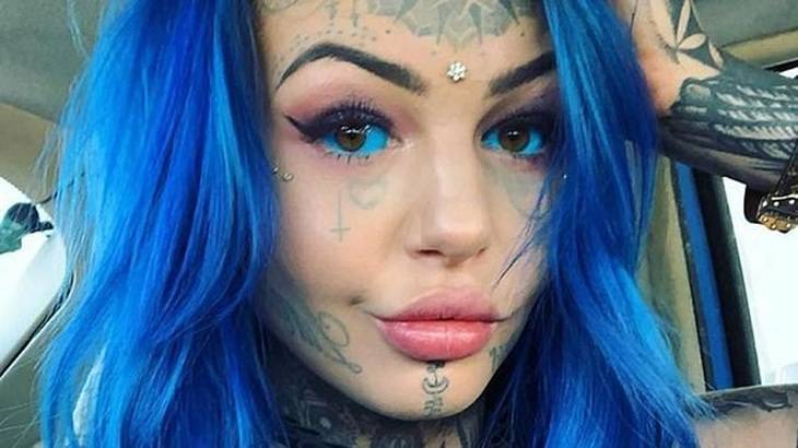 Австралийка временно ослепла из-за татуировки