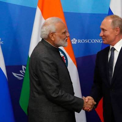 Путин обсудил с Моди совместные проекты России и Индии