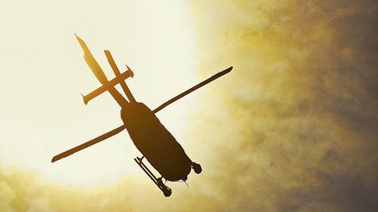 МЧС привлекло вертолет для тушения пожара в крымском лесу